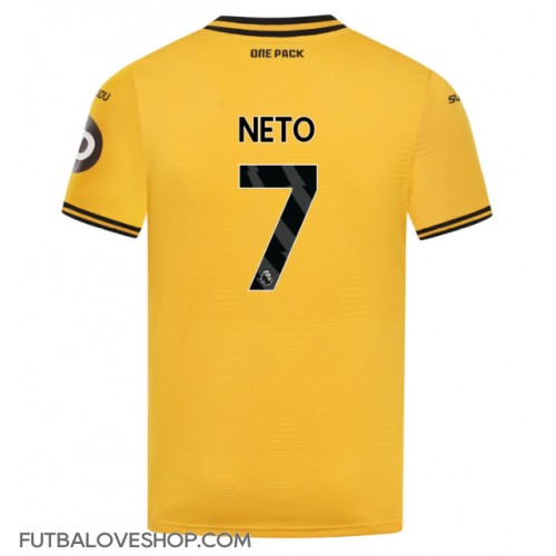 Dres Wolves Pedro Neto #7 Domáci 2024-25 Krátky Rukáv